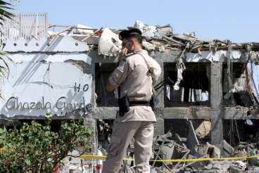 Den 23 juli i år exploderade bomben som dödade många människor på Ghazala Garden Hotel.