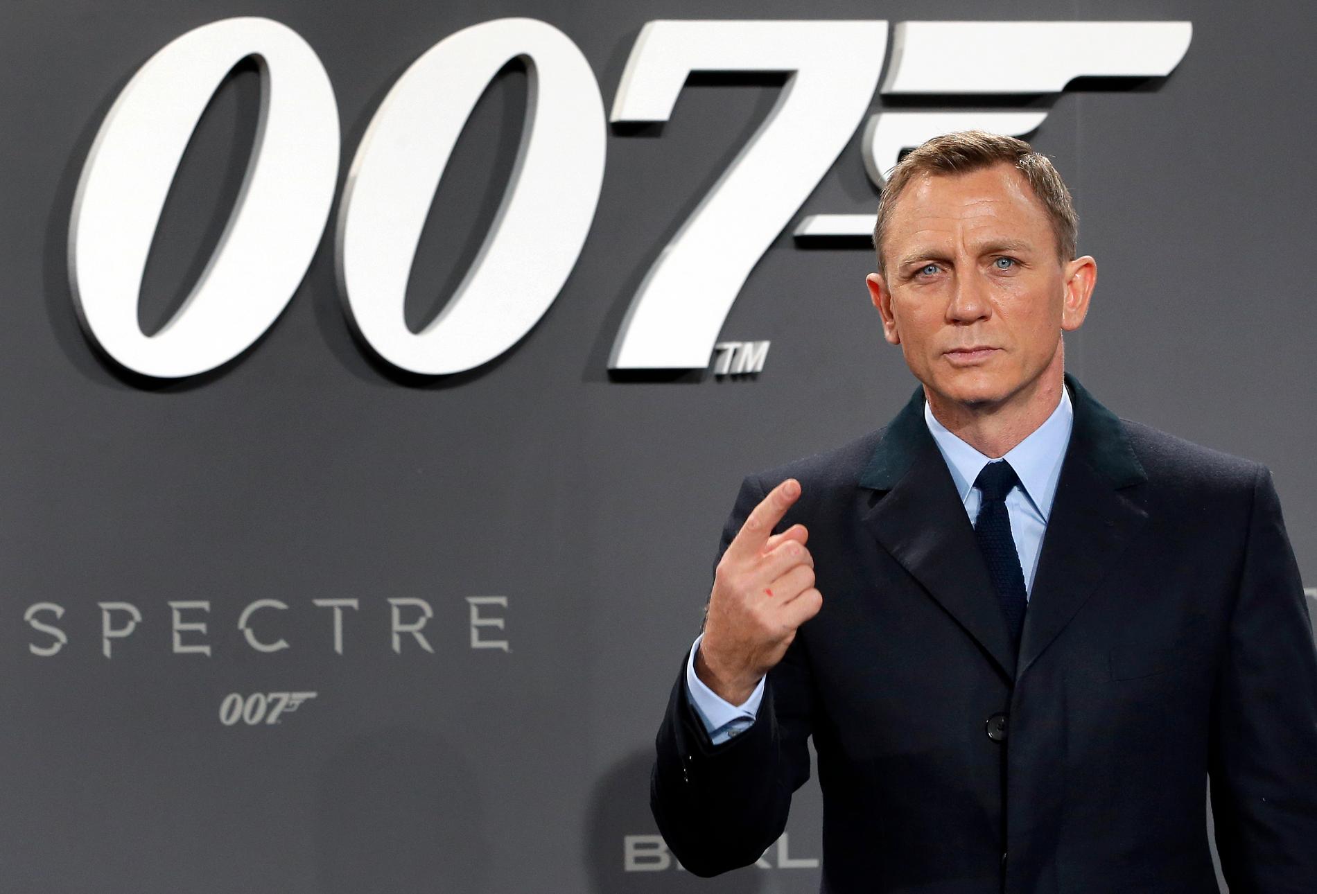 Daniel Craig har spelar 007 i fyra filmer.