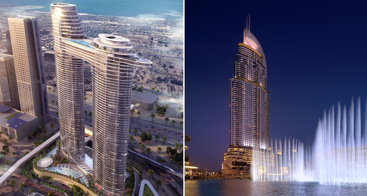 I Dubai har två nya hotell öppnat. 