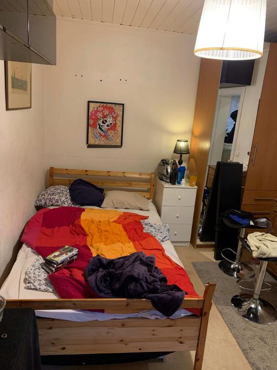 Lägenheten vid Nytorget där den misstänkte mannen ska ha begått våldtäkter.