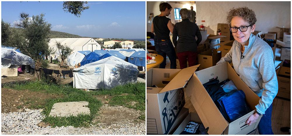 Jeanette Schlaucher startade frivilligorganisationen Refugee Relief tillsammans med andra volontärer. De samlar in kläder och hygienartiklar som skickas ner till Grekland. 
