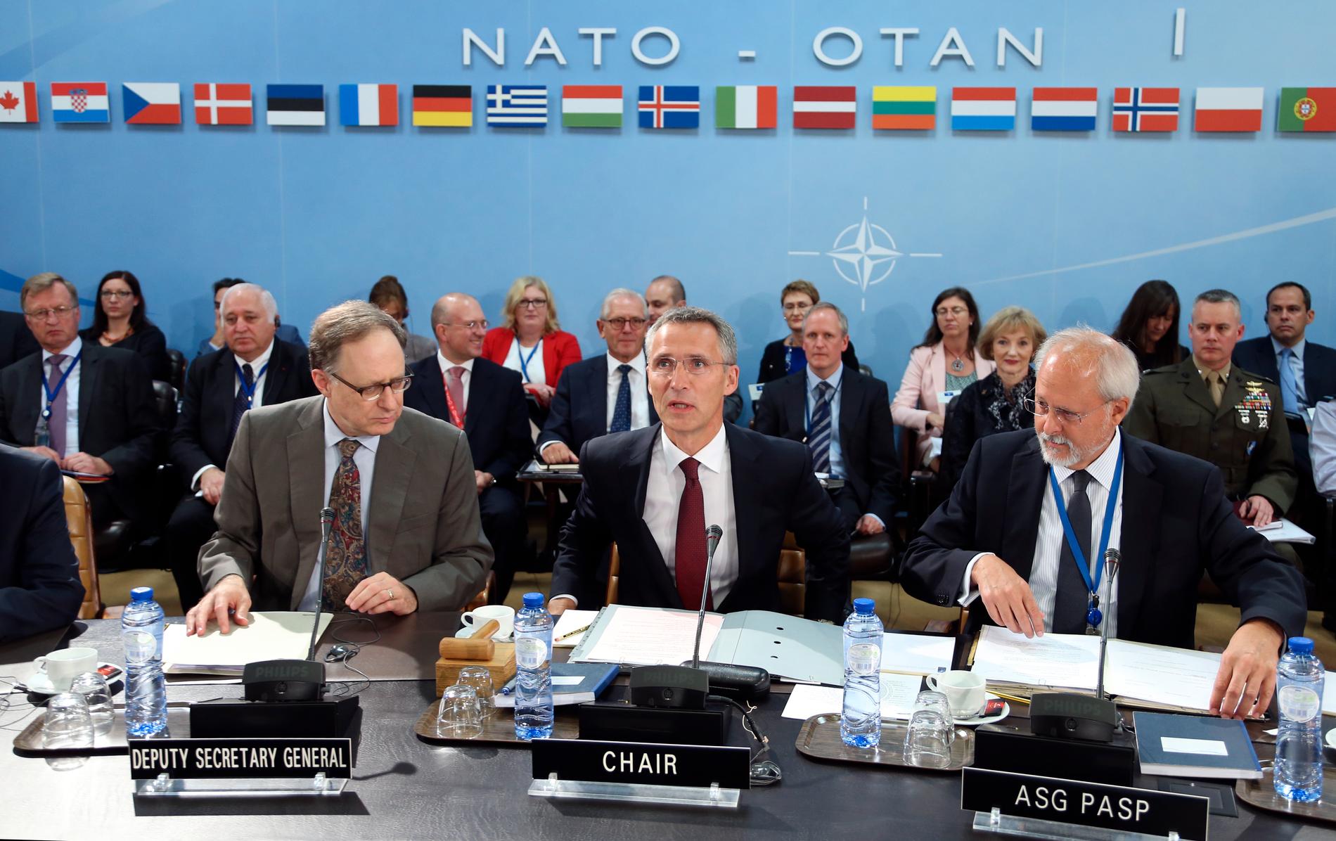 Nato-chefen Jens Stoltenberg och andra ledare har varnat för att en väpnad insats från Nato kan innebära ett tredje världskrig.