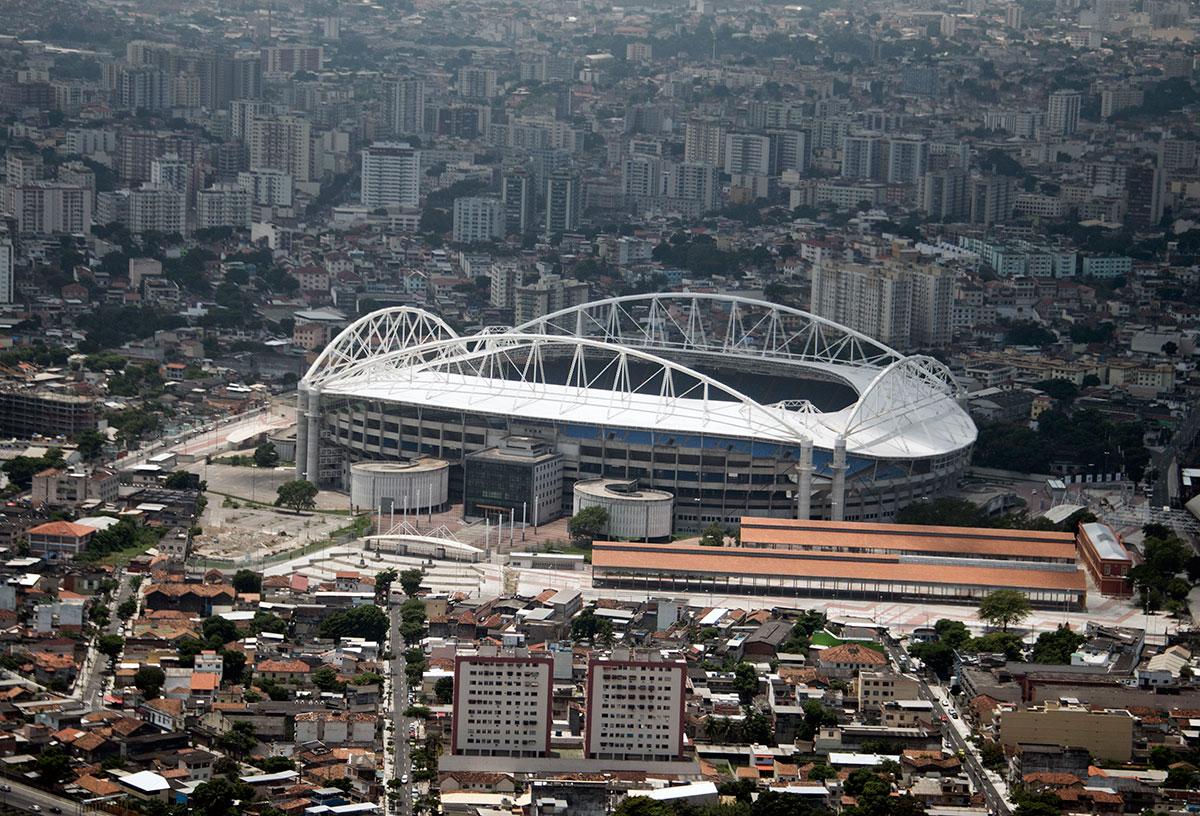 Nilton Santos olympic stadium i Rio de Janeiro.