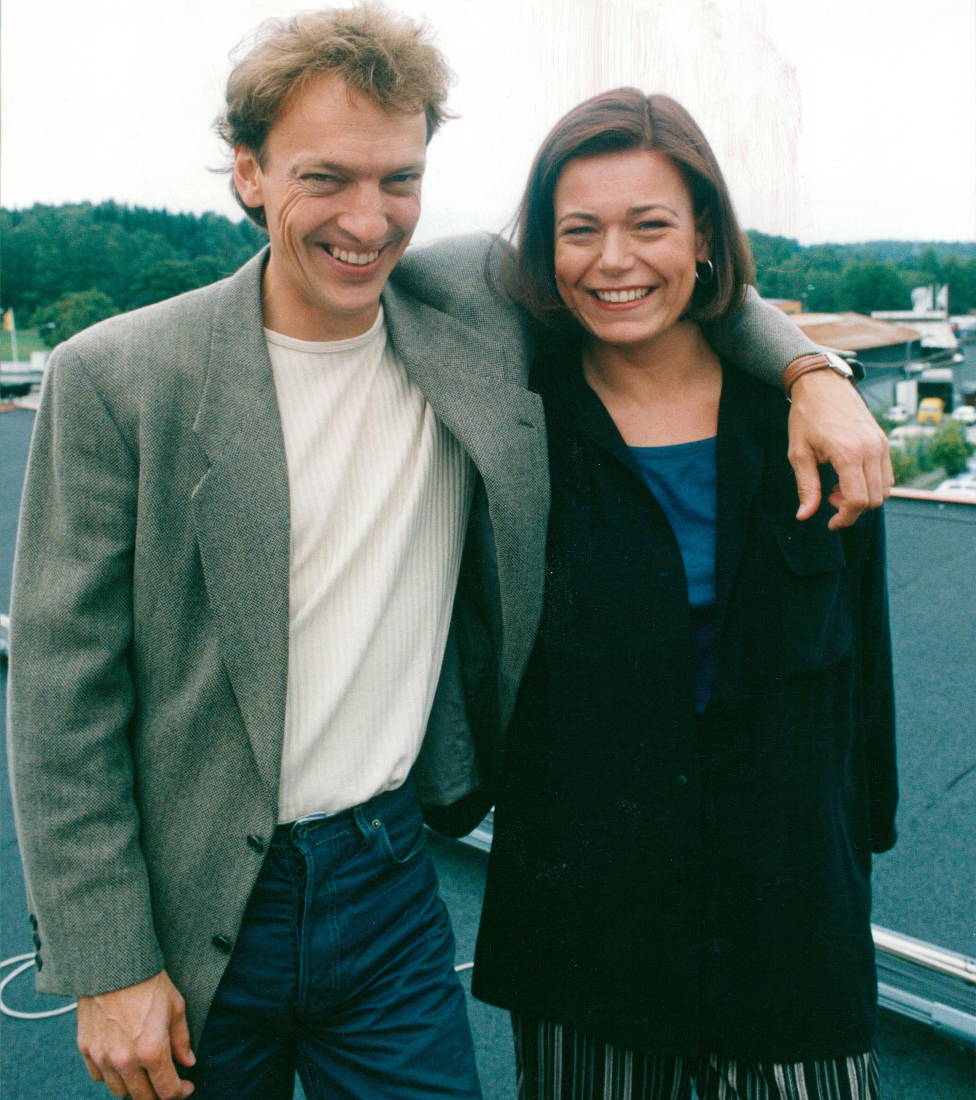 Lennart Ekdal och Lotta Mossberg 1994.