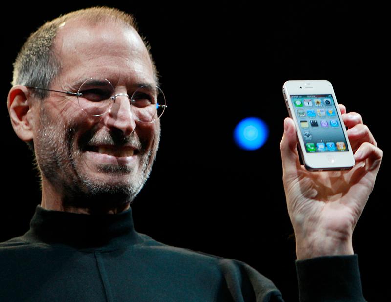 STOLT PAPPA Steve Jobs har anledning att vara nöjd.