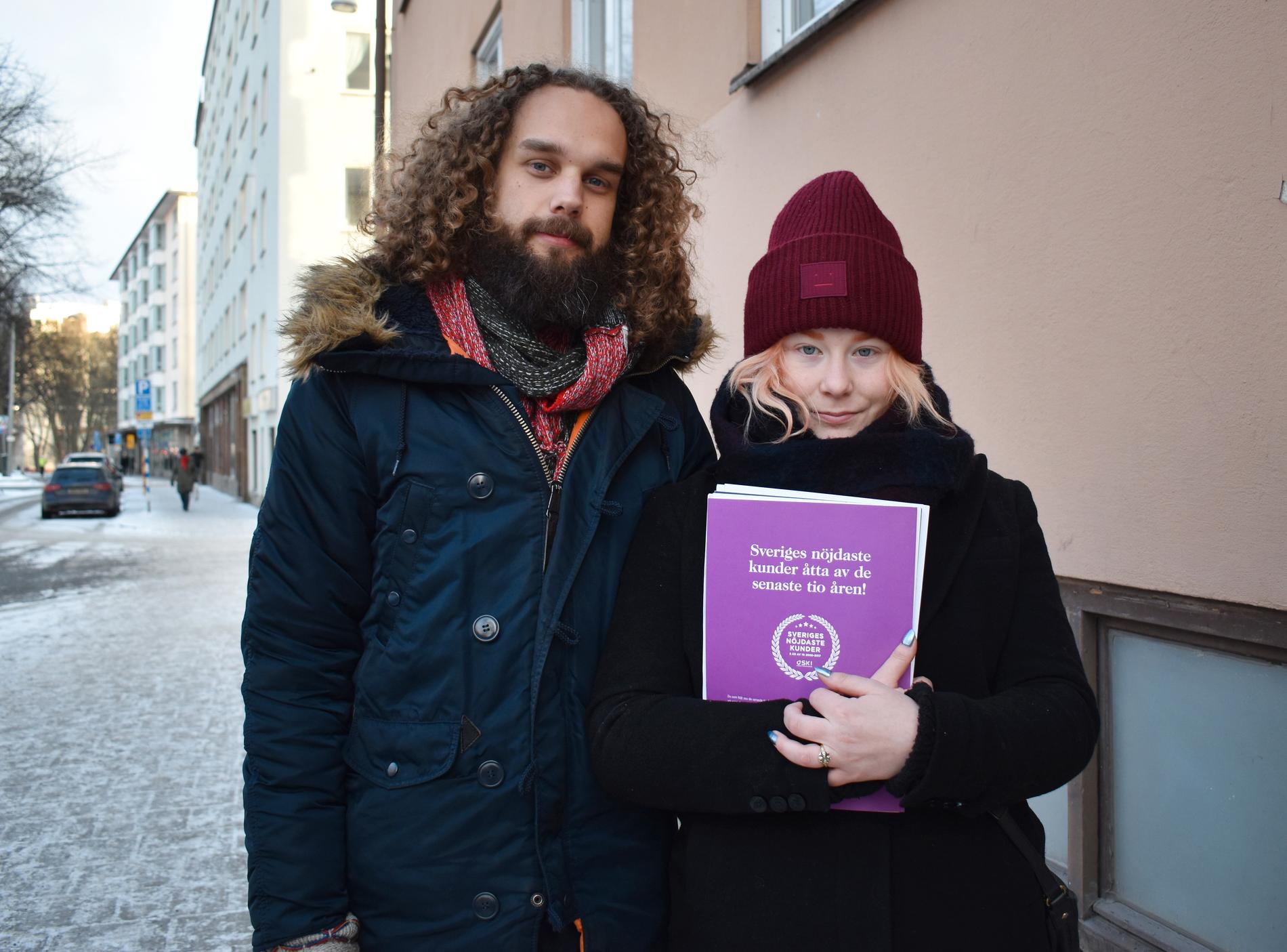 Mattias Victorin och Julia Rosén vill kunna skynda på en affär före 1 mars.