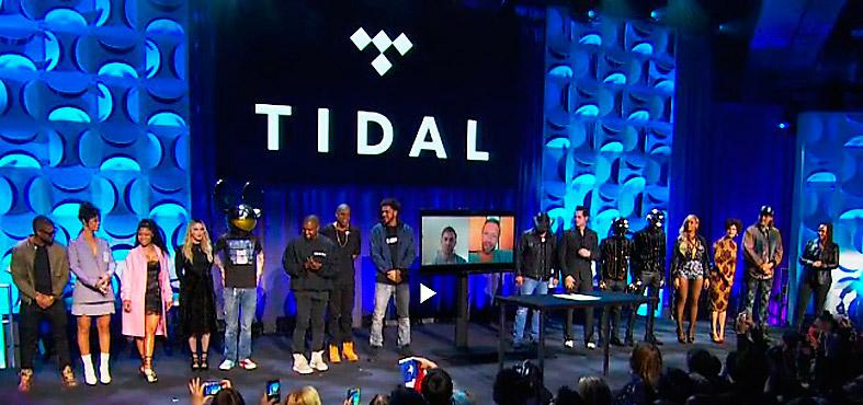 Musiktjänsten Tidal lanserades med pompa av artisteliten – men succén uteblev. Foto: AP