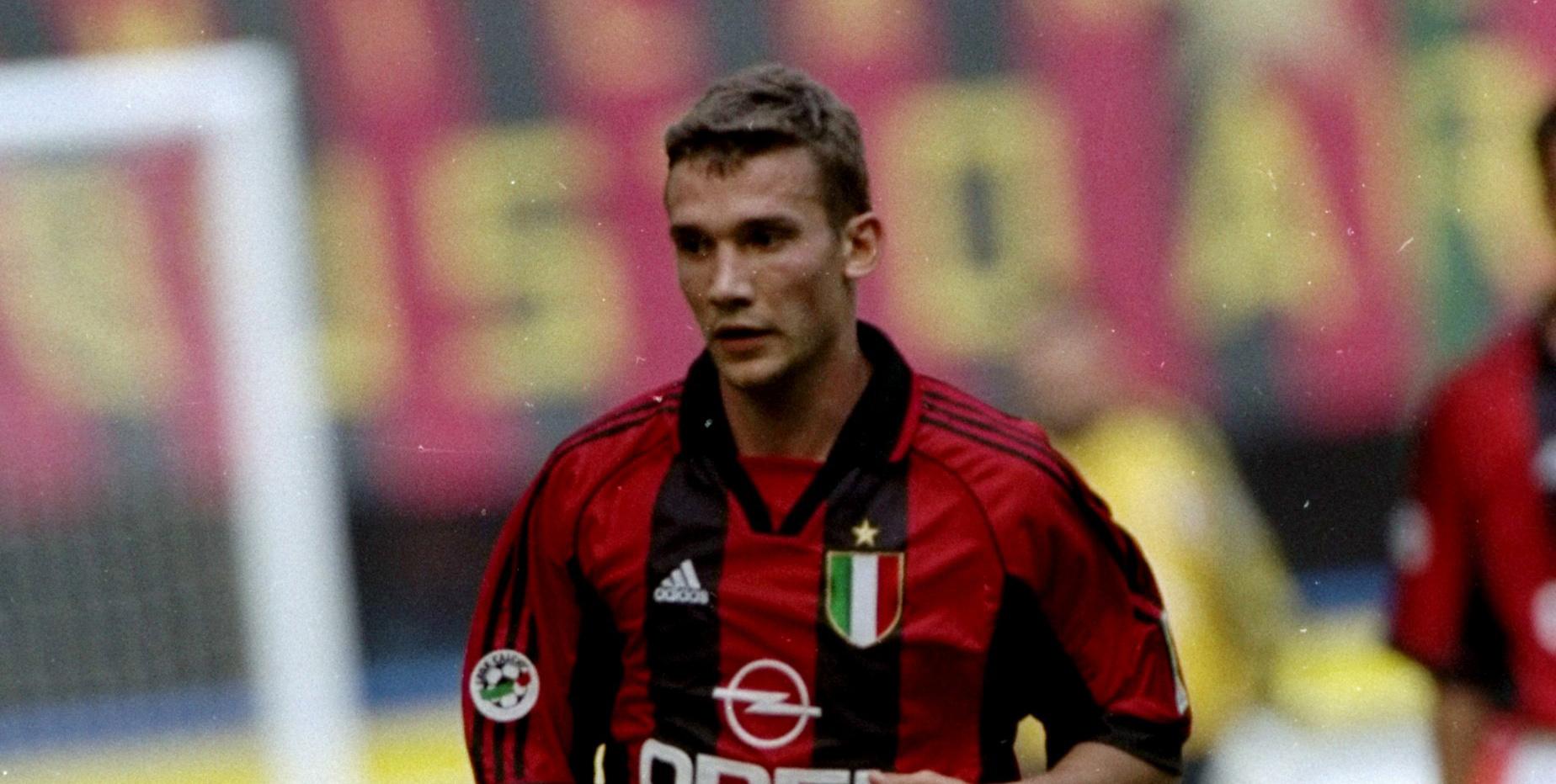Andrij Sjevtjenko flyttade till Italien och Milano 1999.