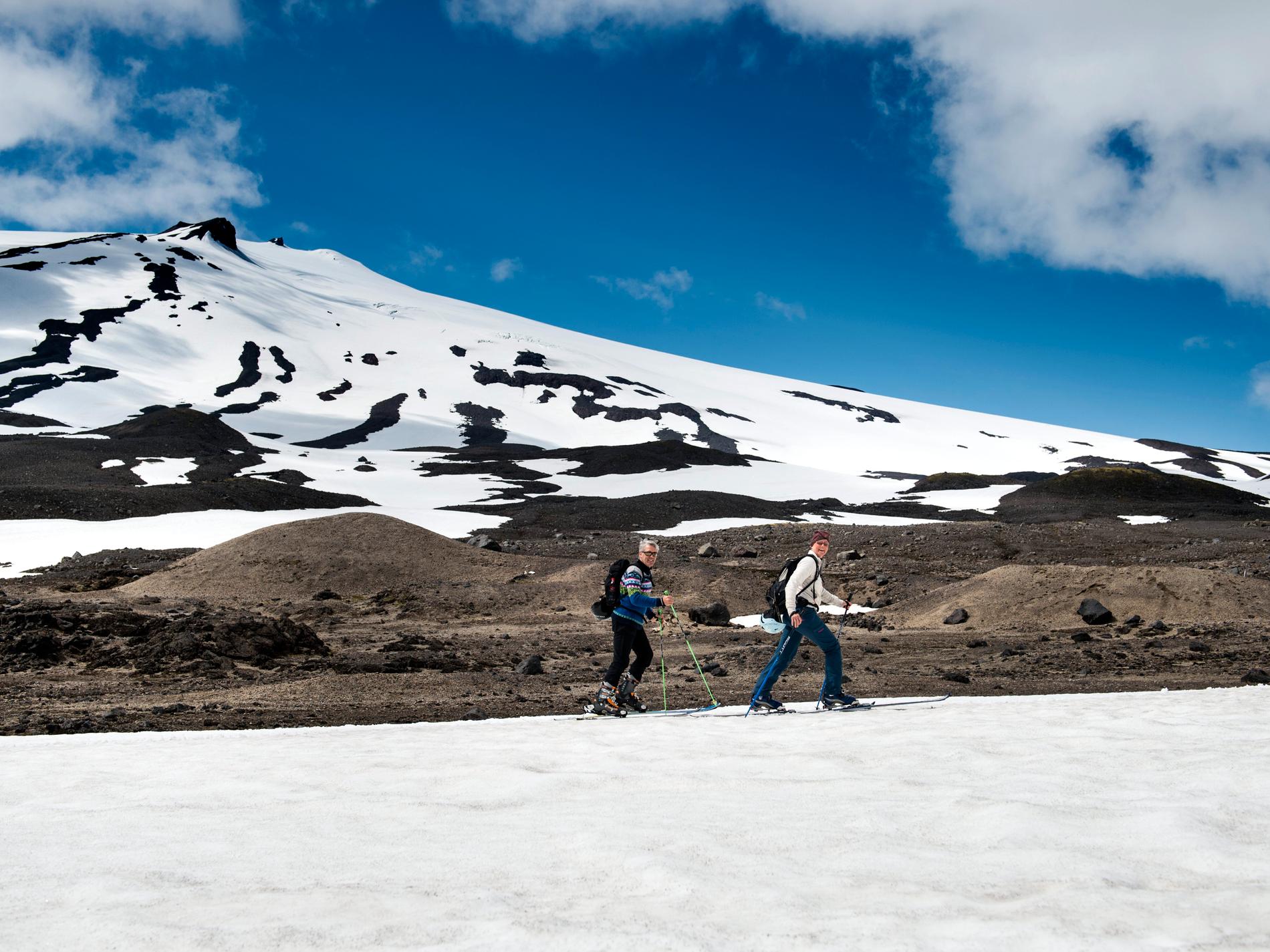 Kampanjar för glaciär som Islands president
