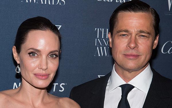 Angelina Jolie med Brad Pitt, som utreds för barnmisshandel.