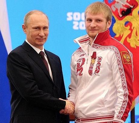 Vladimir Putin och Vladislav Antonov.
