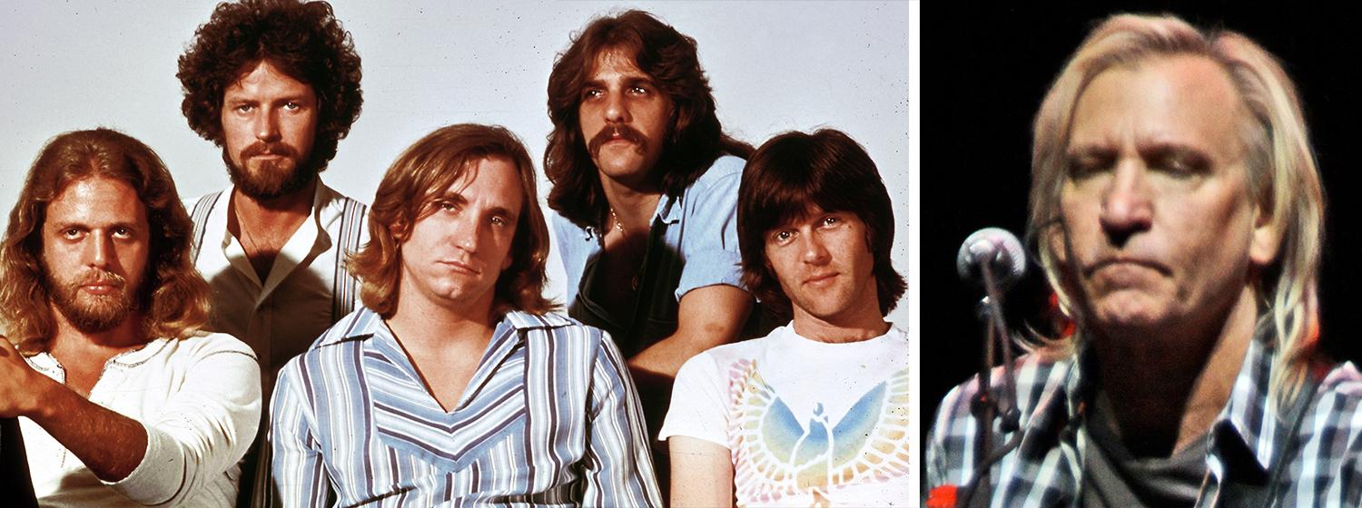 The Eagles i samband med att Hotel California släpptes. Randy Meisner längst till höger.