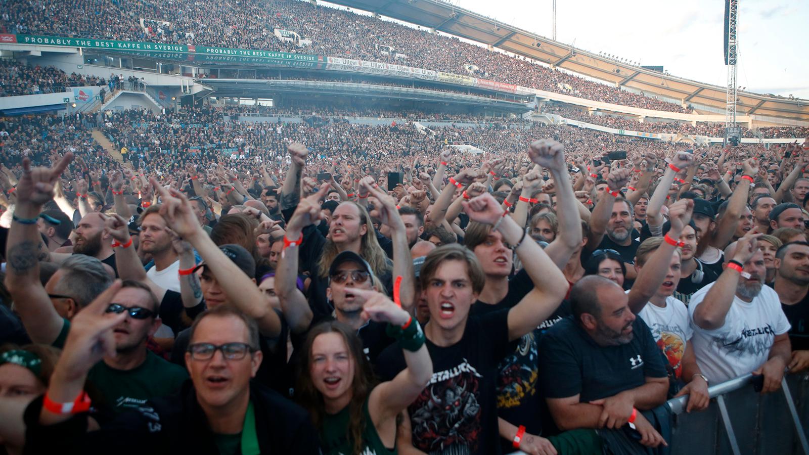 Knkökat med Metallica-fans på Ullevi.