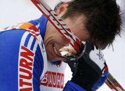Alexander Legkov grät efter målgång.