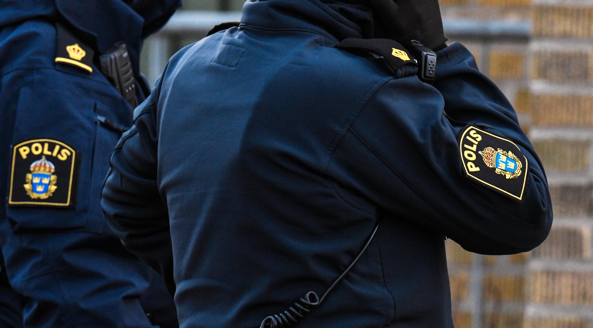 En polis i Eskilstuna utreds för ofredande i samband med ett ingripande. Arkivbild.