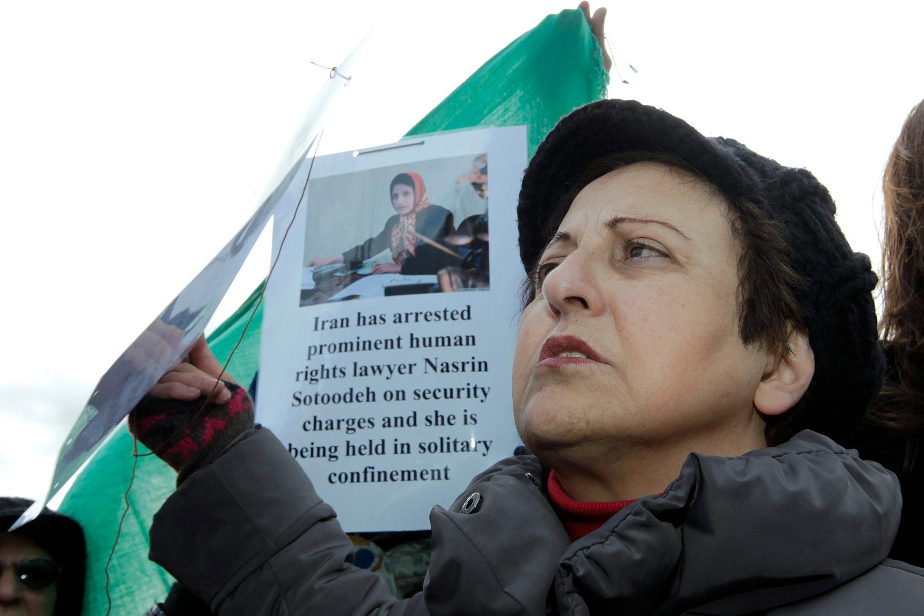Advokaten och människorättsaktivisten Nasrin Sotoudeh. Arkivbild.