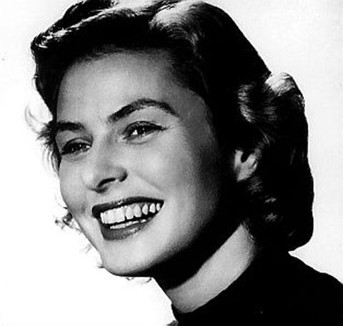 Ingrid Bergman.