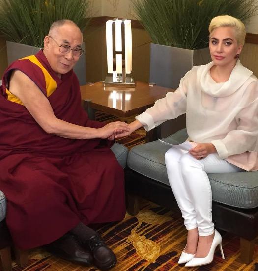 Lady Gaga och Dalai Lama