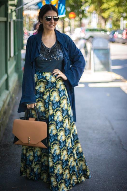 Alice Ferrazs look: Väska – Givenchy, kjol – Pats pats, linne/jacka – Nathalie Klein.