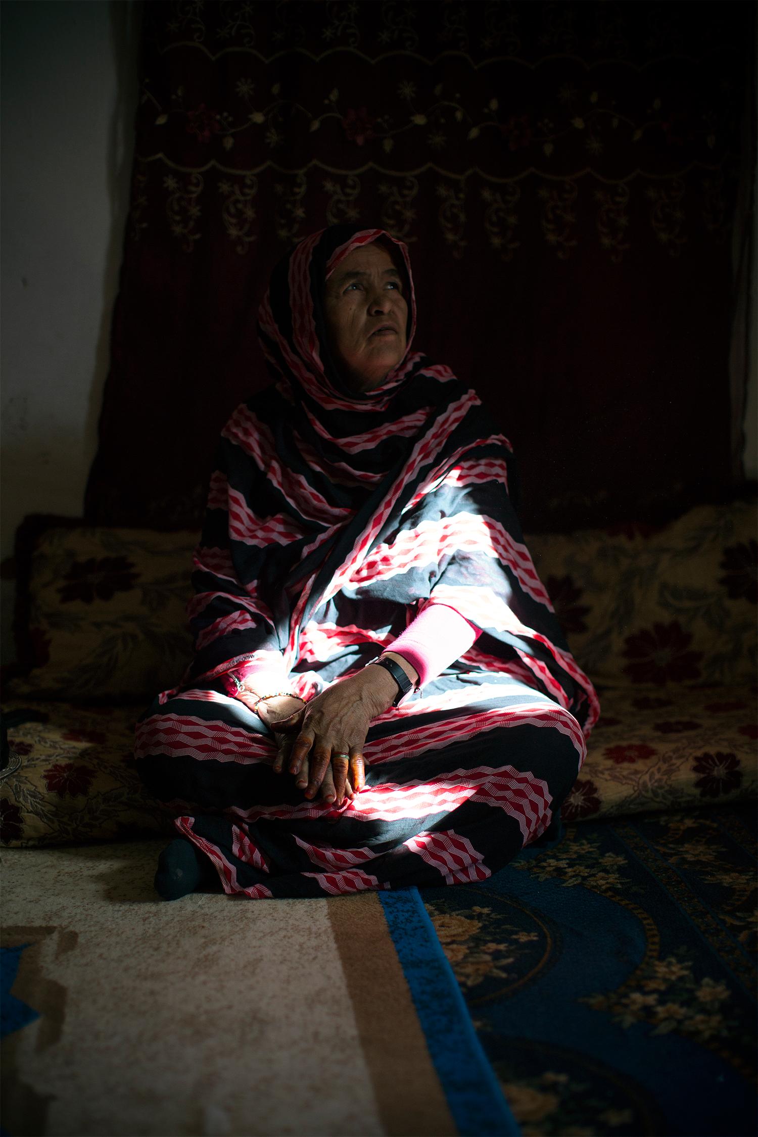 70-åriga Maluha Ahmed Omar bor i det västsahariska flyktinglägret Auserd utanför algeriska Tindouf. ”Vapenvilan var ett stort misstag”, tycker hon. Johan Persson