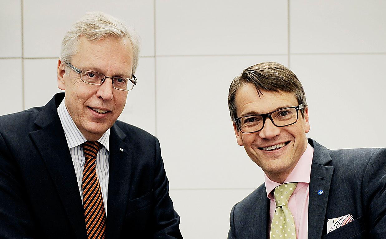 KD-TOPPARNA Det sviktande stödet för KD-ledaren Göran Hägglund kan innebära att fundamentalisterna i partiet får större inflytande. Pingstvännen Mats Odell (till vänster) är den kristna högerns favorit som ny partiledare.