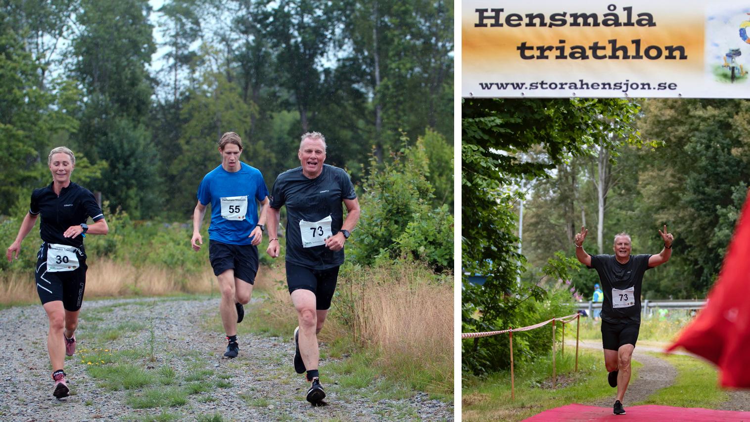 Lennart Arnesson har i tio års tid tillsammans med en rad eldsjälar arrangerat Hensmåla Triathlon för att samla in pengar till forskning kring ALS. 