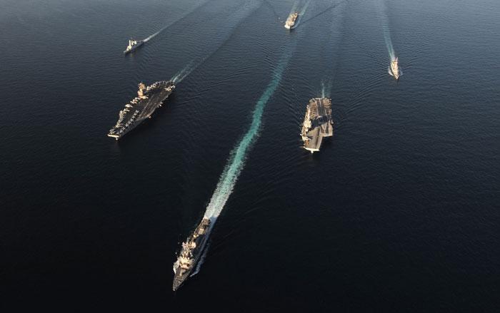 USA:s femte flotta är stationerad i Bahrain.