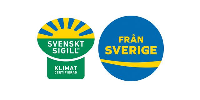 Majoriteten av de svenska tulpanerna är märkta med kvalitetsmärkningen Svenskt Sigill Klimatcertifierad och/eller ursprungsmärkningen Från Sverige.