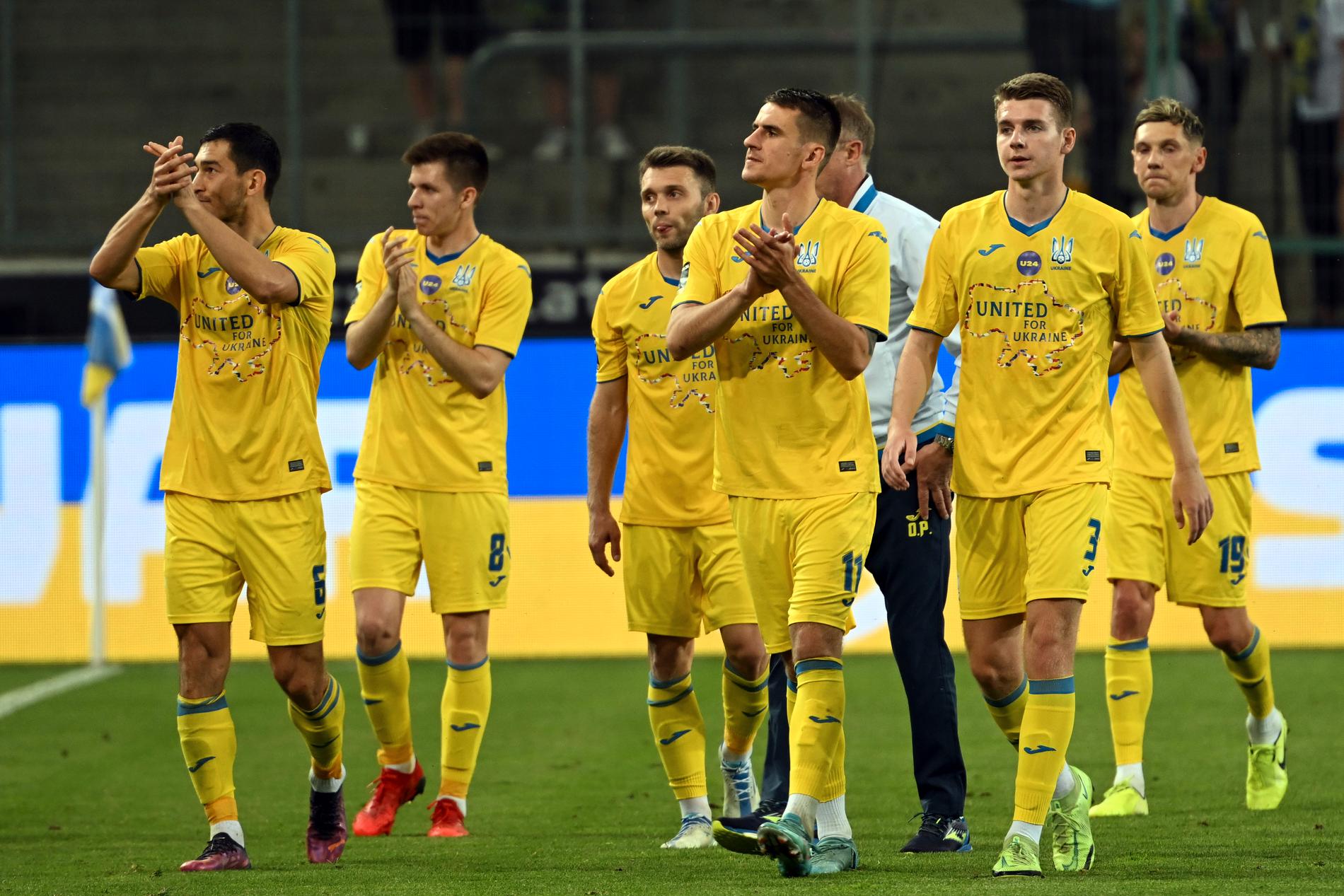 Ukrainas landslag vann vänskapsmatchen mot Borussia Mönchengladbach.