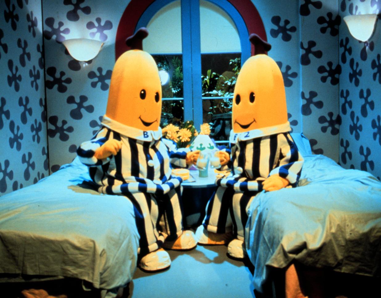 Gunnar Ernblad gjorde rösten till B1 i ”Bananer i pyjamas”.
