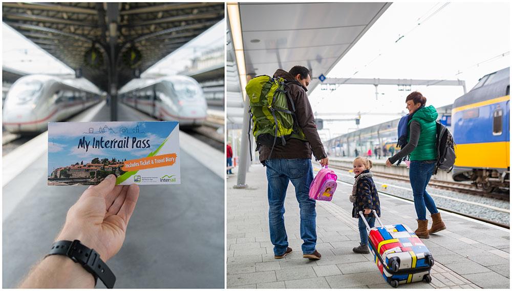 Allt fler barnfamiljer skaffar ett Interrailkort och reser genom Europa. 