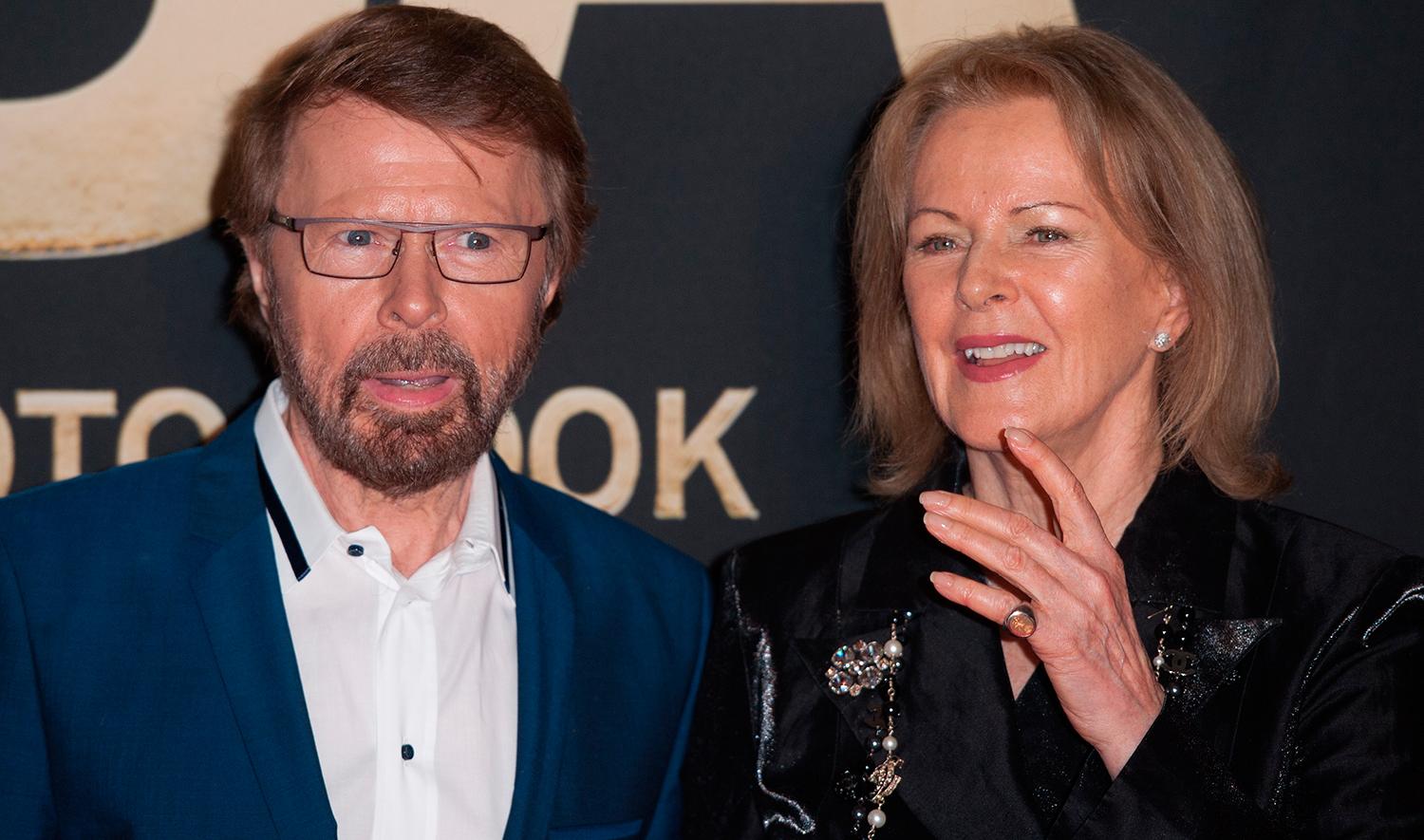 Björn Ulvaeus och Anni-Frid Lyngstad vid firandet av att det gått 40 år sedan de vann Eurovision med ”Waterloo”.