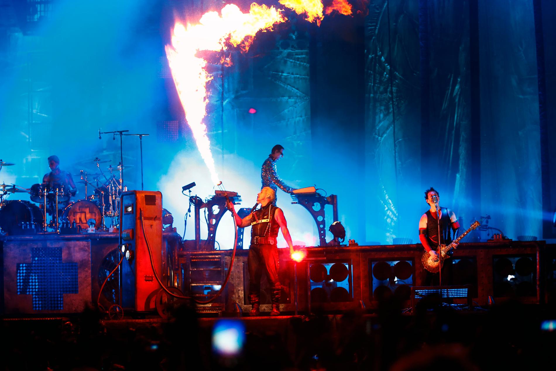 Rammstein eldar på 2013.