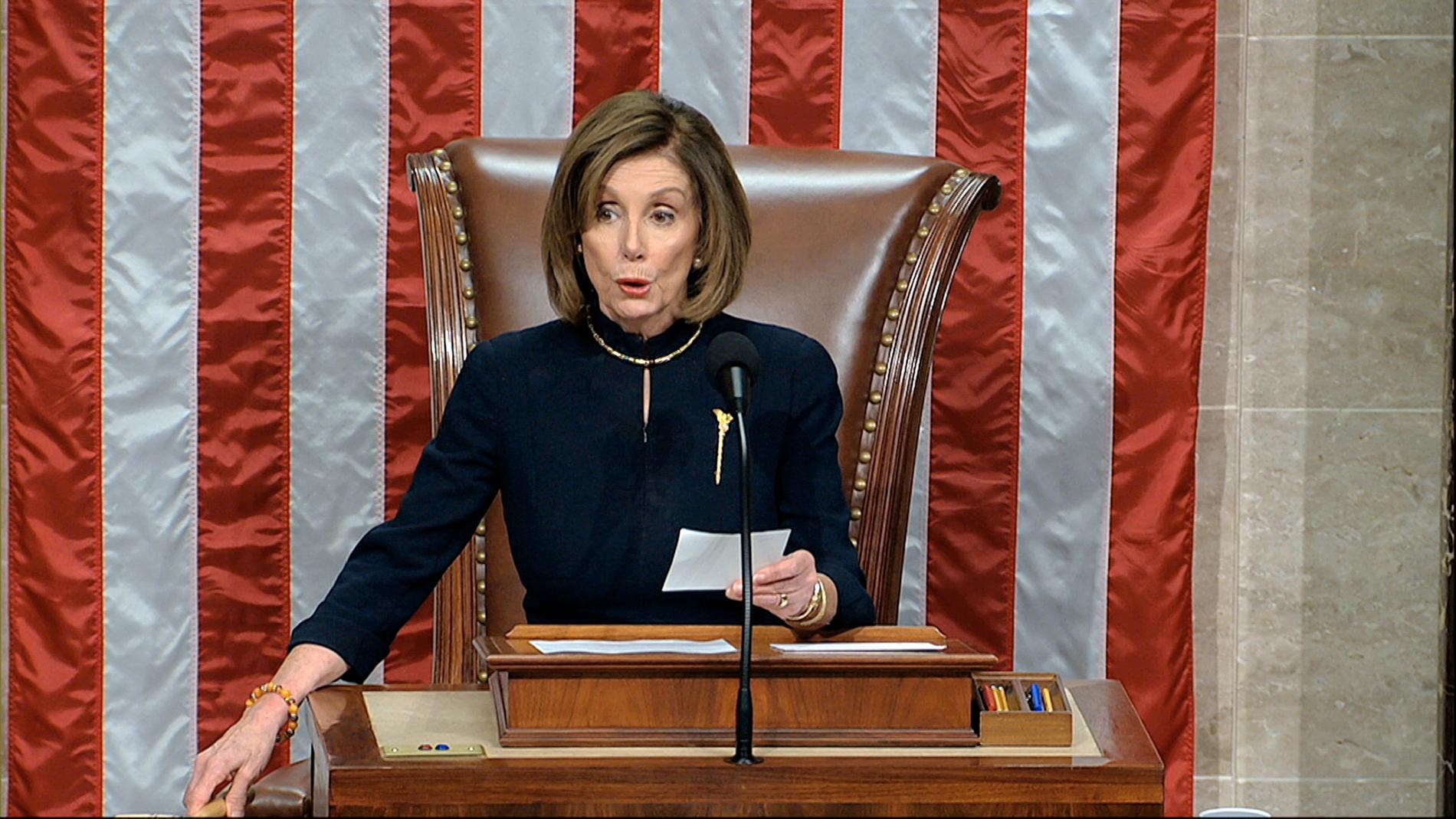 Representanthusets talman, demokraten Nancy Pelosi.