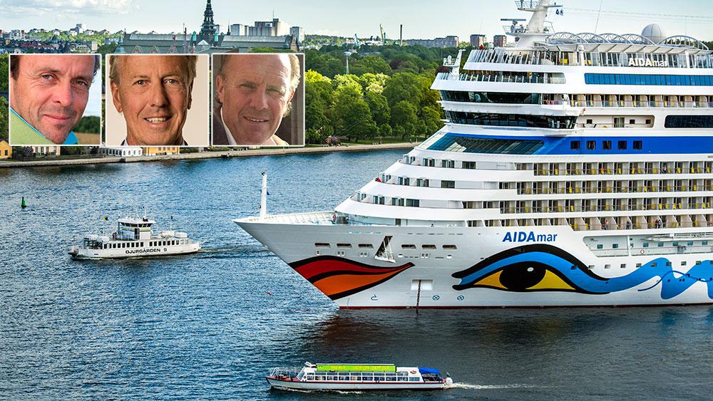  Nio av tio kryssningsfartyg som anlöper Stockholms hamn står med dieselmotorerna igång för att generera el medan de ligger vid kaj. Ett enda sådant fartyg släpper ut lika mycket koldioxid som 700 tomgångsgående långtradare, skriver debattörerna.