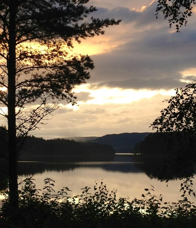 Solnedgång över det vackra Strömmen/Härjedalen!