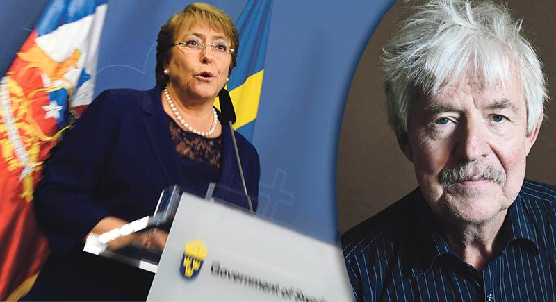 Chiles president Michelle Bachelet på besök i Sverige 2016. Bachelets regering förbjöd vinster i skolan – och nu vore det politiskt självmord för nästa president att riva upp reformen, skriver nationalekonomen Stefan de Vylder.