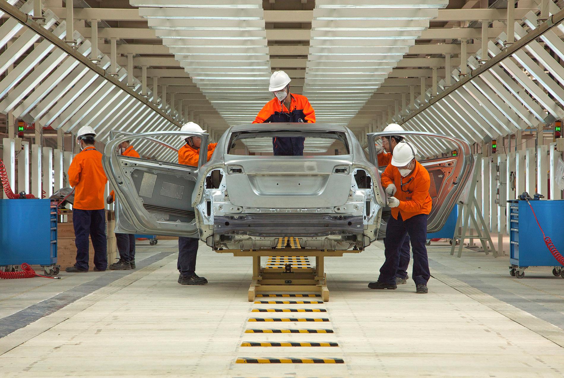 Volvos fabrik i Chengdu.