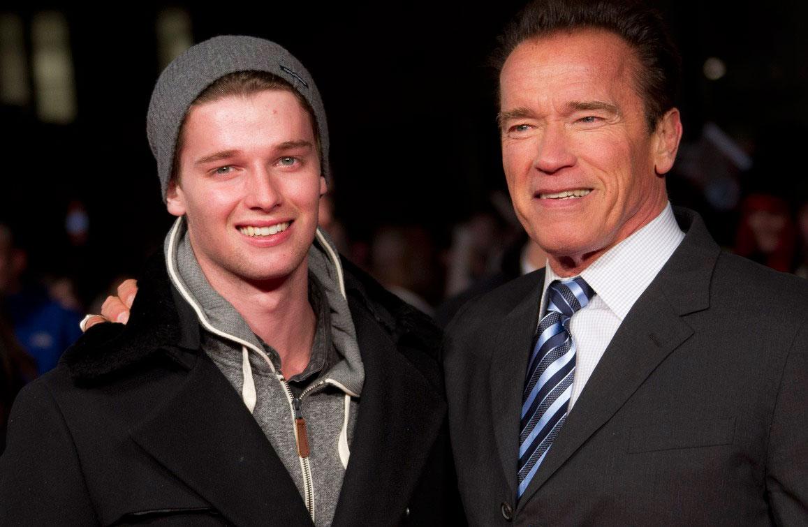 Pappa Arnold Schwarzenegger är inte oroad för sin son efter uppbrottet.