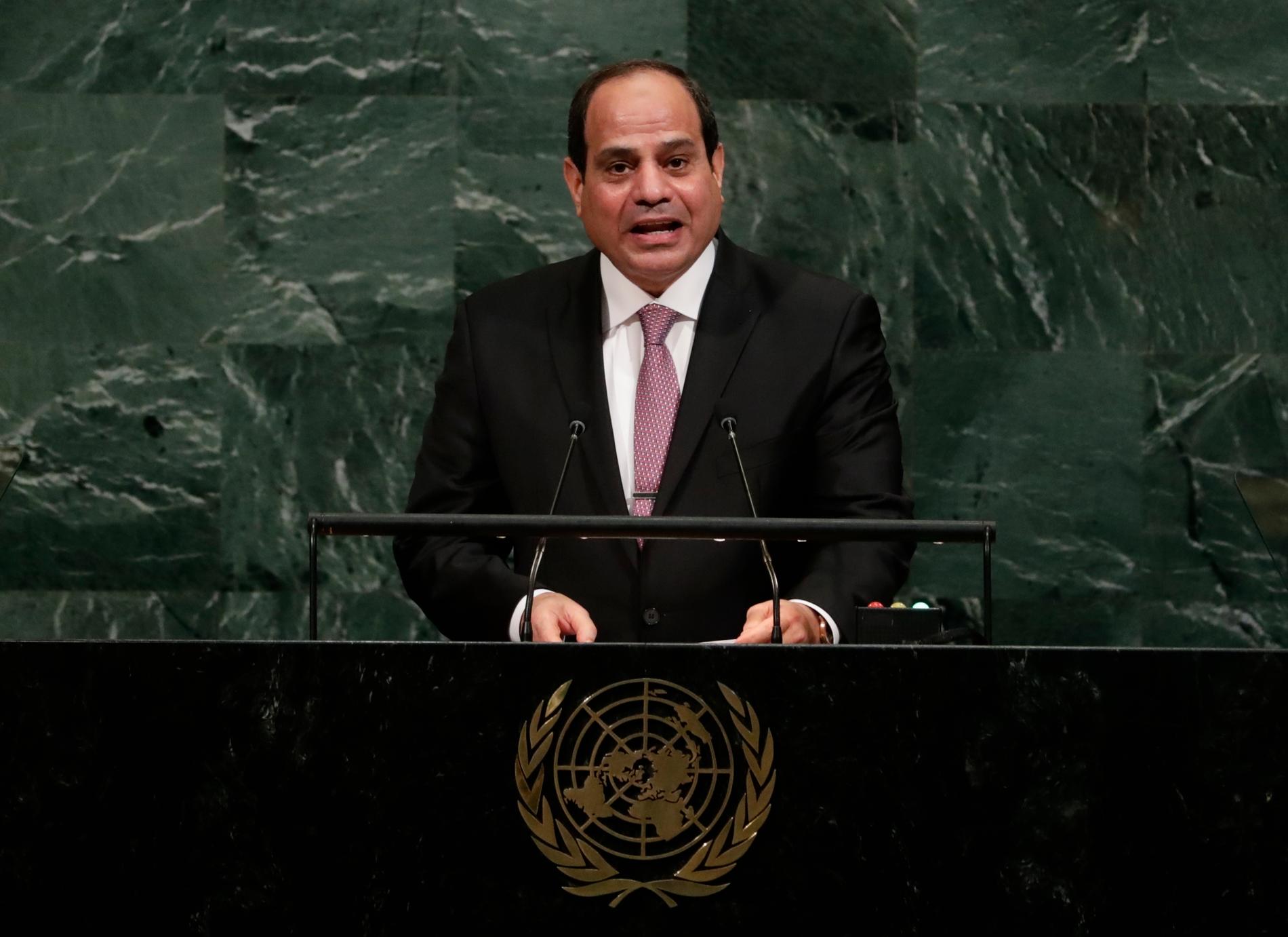 Egyptens president Abd al-Fattah al-Sisi (bilden) kommer vara värd för toppmötet tillsammans med EU:s rådsordförande Donald Tusk. Arkivbild.