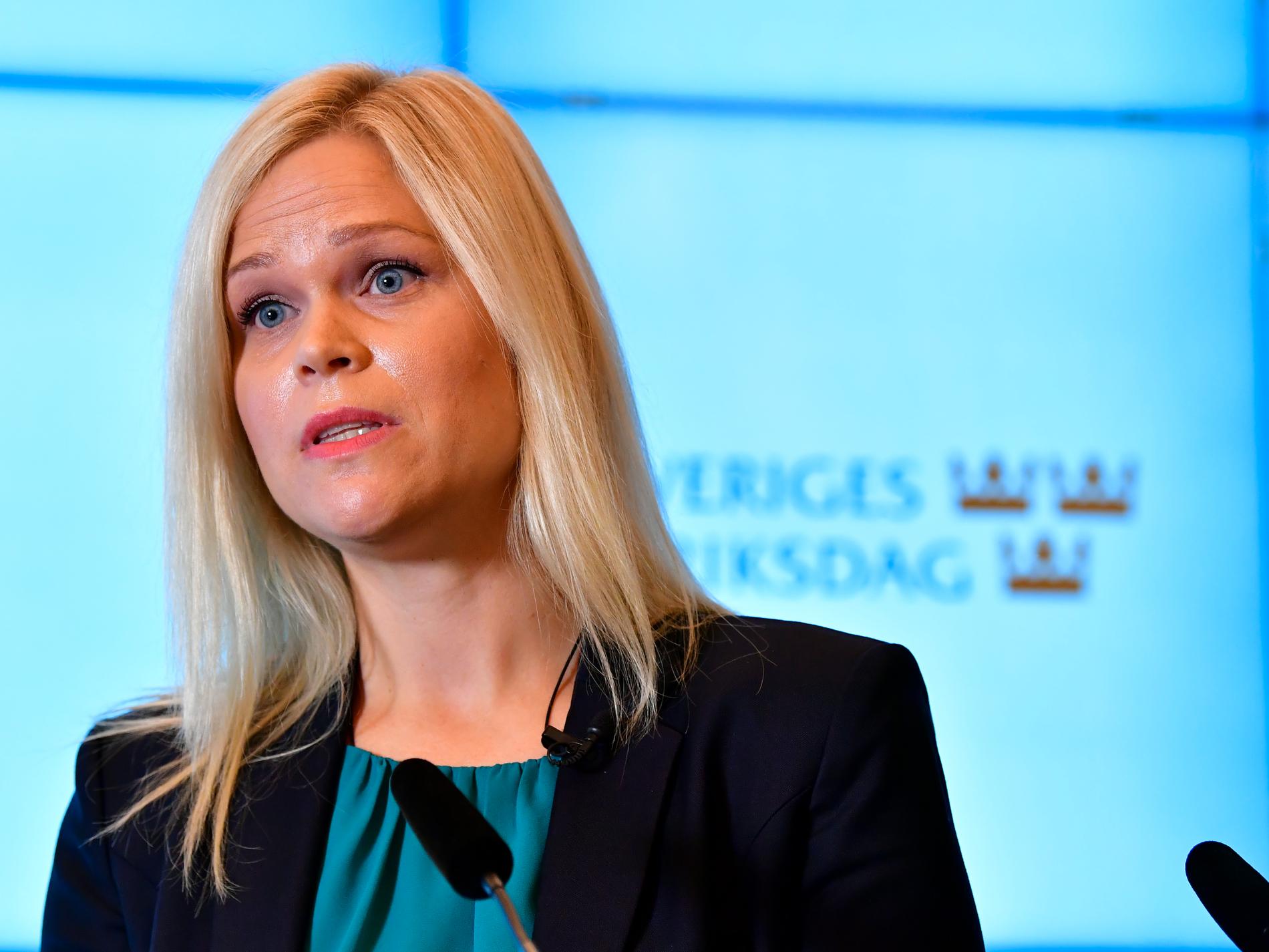 Jämställdhetsminister Paulina Brandberg (L). 