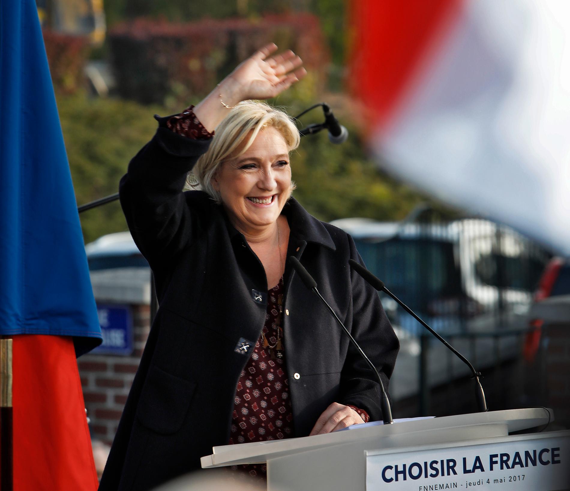 Marine Le Pen kan krydda även motgångar med segerns sötma.