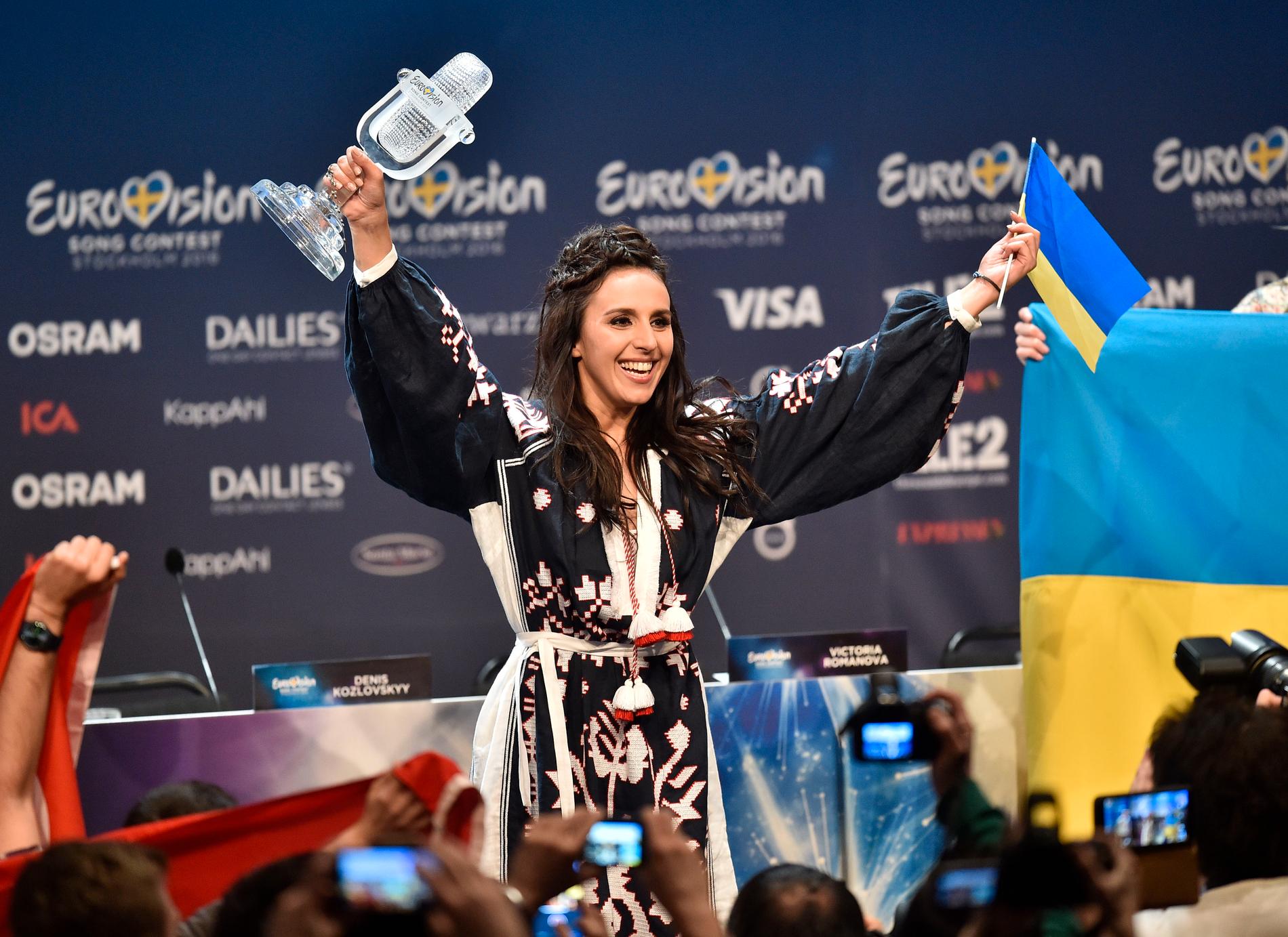 Jamala från Ukraina var tävlingen förra året.