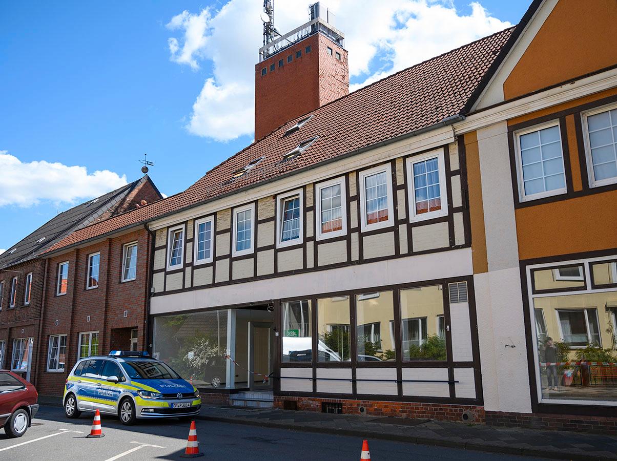 I det här huset i Wittingen hittade polisen två döda kvinnor på måndagsförmiddagen.