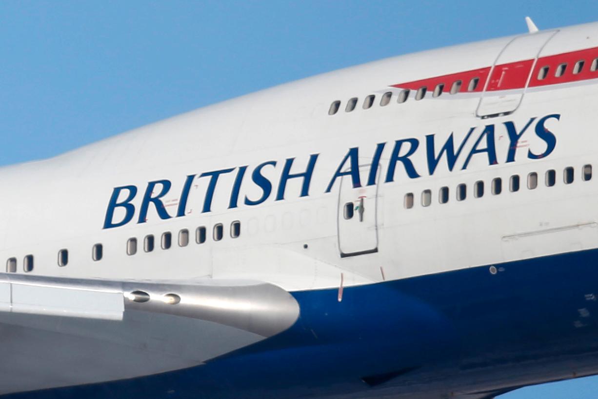 Ett British Airways-plan nödlandade i Spanien.