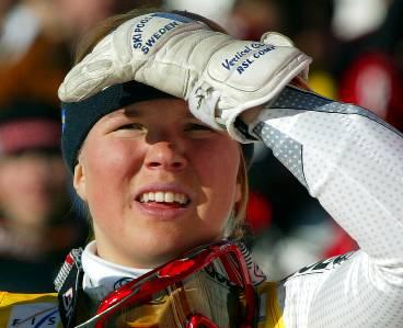 Anja Pärson slutade på en andraplats i gårdagens storslalom i Bormio. Anja var 27 hundradelar efter segraren Sonia Nef.