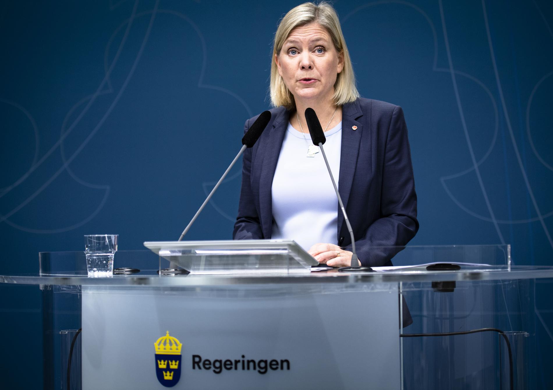 Magdalena Andersson är nöjd med att klyftorna i Sverige minskar. ”Det är klart att jag som socialdemokrat glädjer mig åt det. 2018 genomförde vi viktiga reformer för att försöka minska klyftorna”, säger hon.