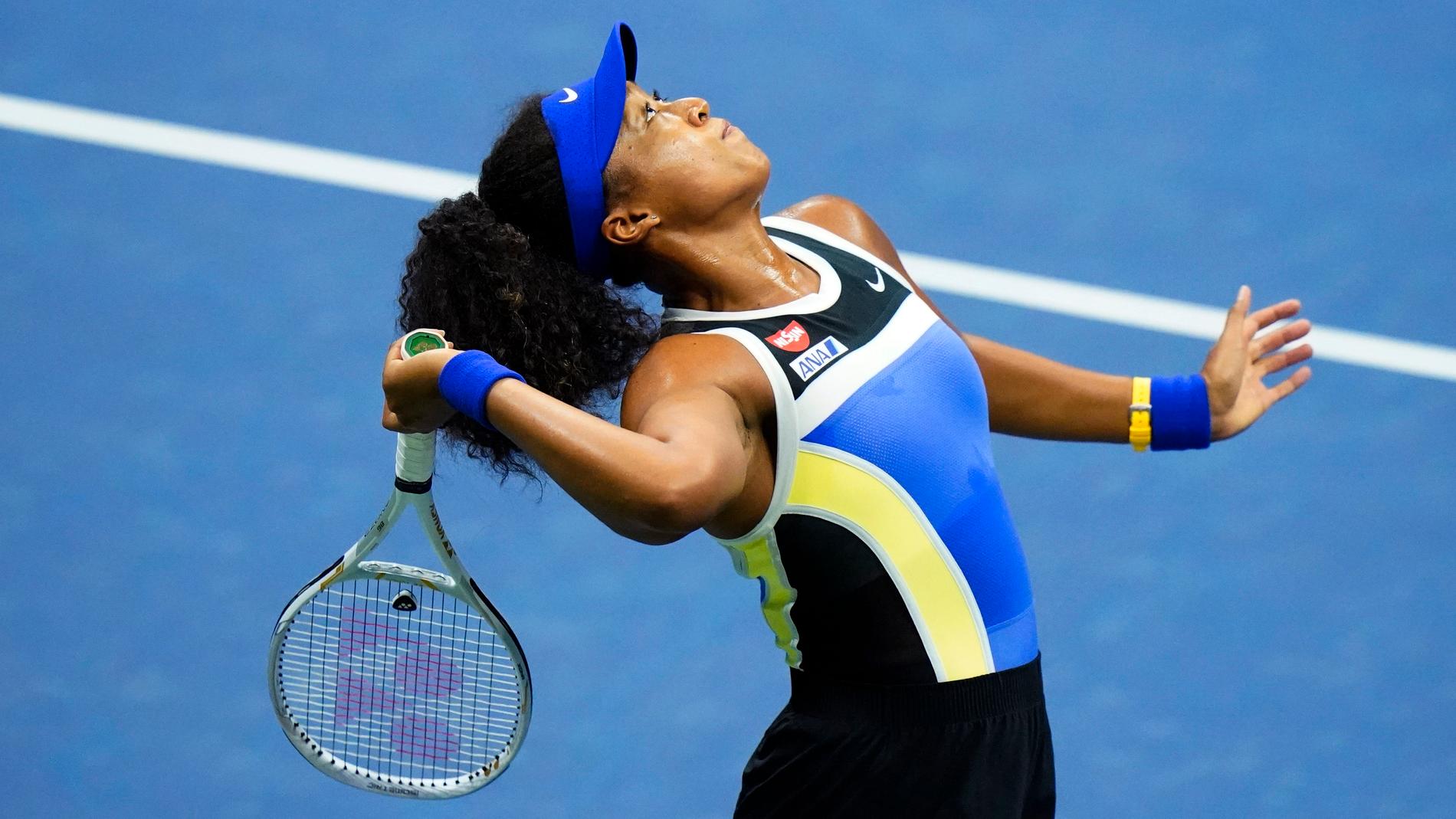 Naomi Osaka, Japan, är vidare till semifinal i US Open.