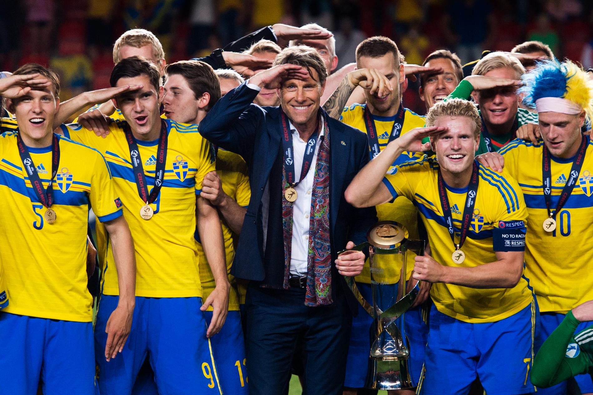 Håkan Ericson ledde Sverige till guld i U21-EM 2015. 