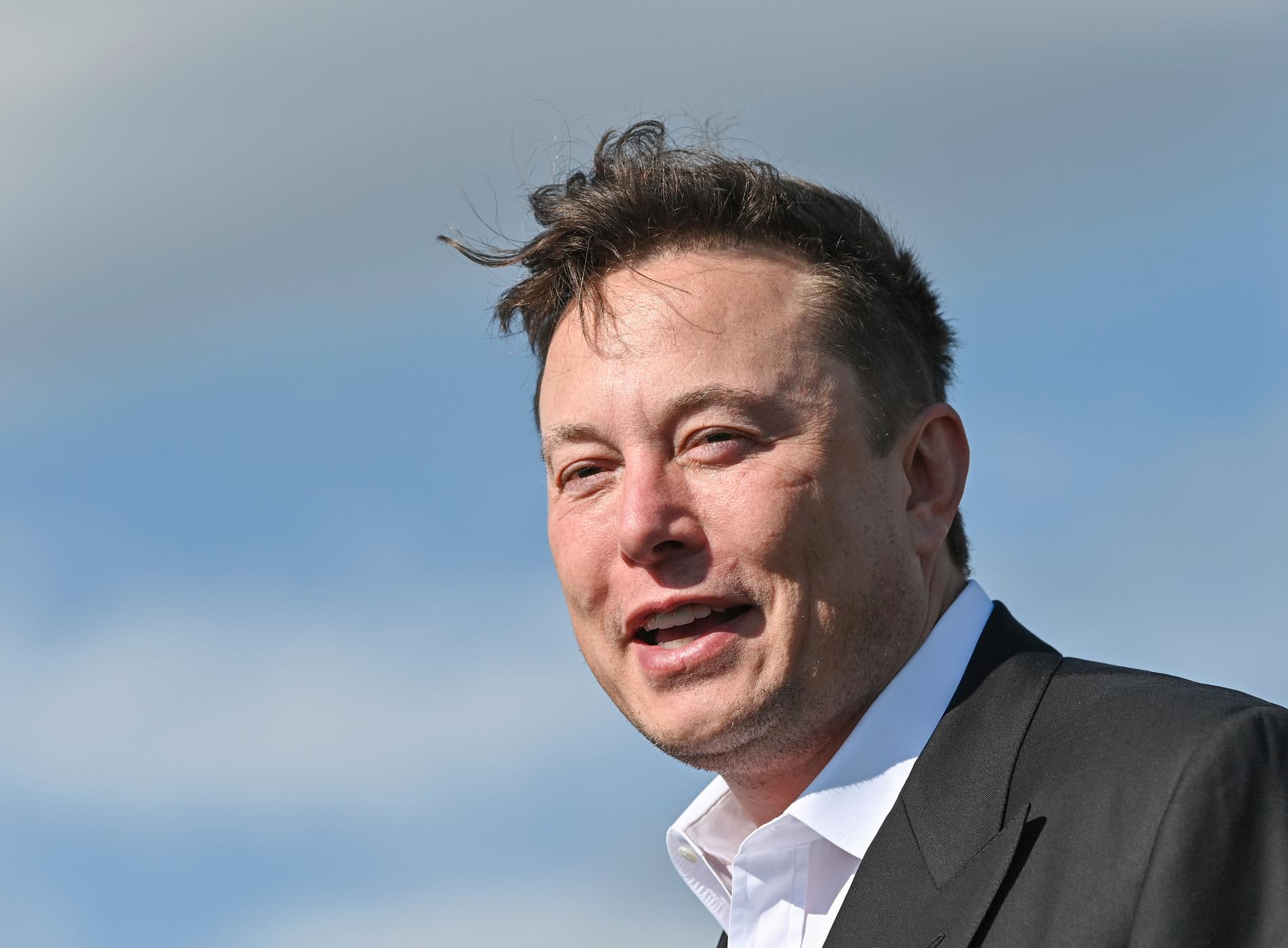 Teslas grundare och vd Elon Musk. Arkivbild.